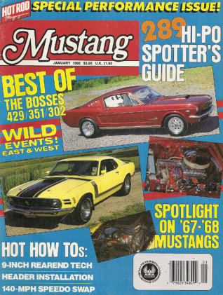 MUSTANG by HOT ROD 1990 JAN - BOSS 429, '71 BOSS 351